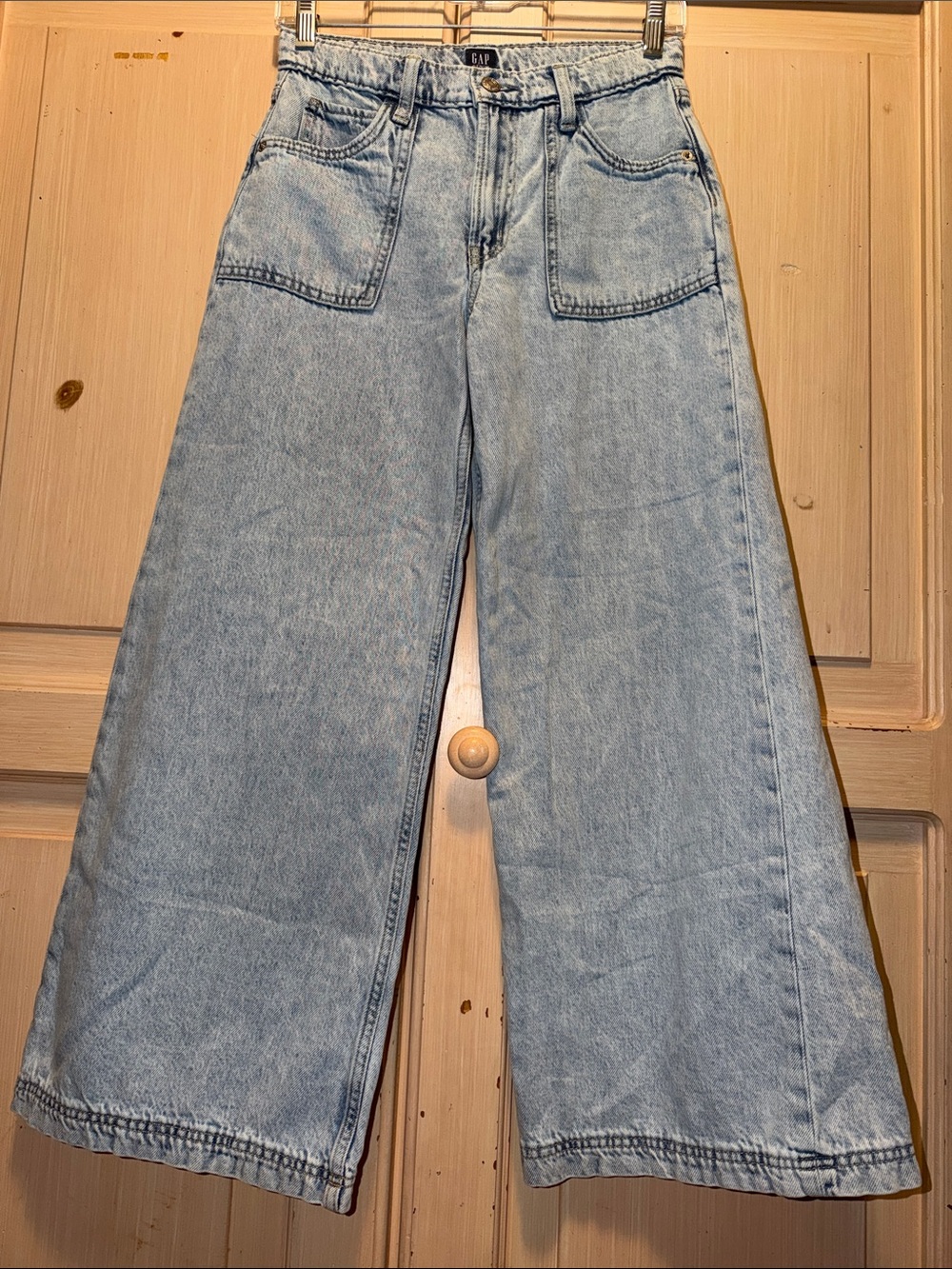 GAP Light Wash Wide Leg Kids Jeans